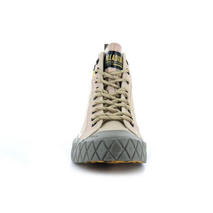 Pánské Tenisky Palladium Palla Ace Supply Mid High Tops Hnědožlutý | CZ WQB-75R